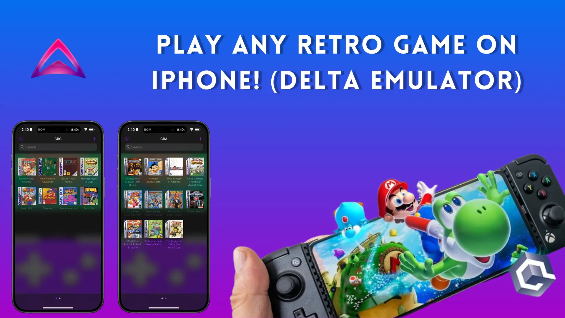 Play ANY Retro Game on iPhone! (Delta Emulator)